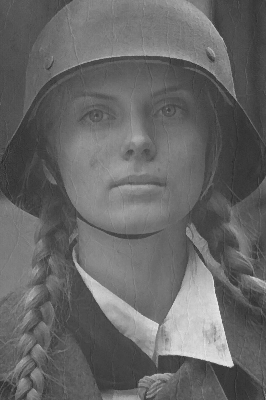 young girl defender of Berlin WW2 Photo Glossy 4*6 in W034