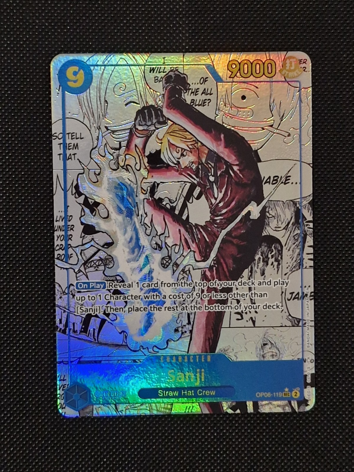2025 One Piece PRB02 English Manga Alternate Art #119 Sanji OP06-119 2025 One Piece PRB02 English Manga Alternate Art #119 Sanji OP06-119