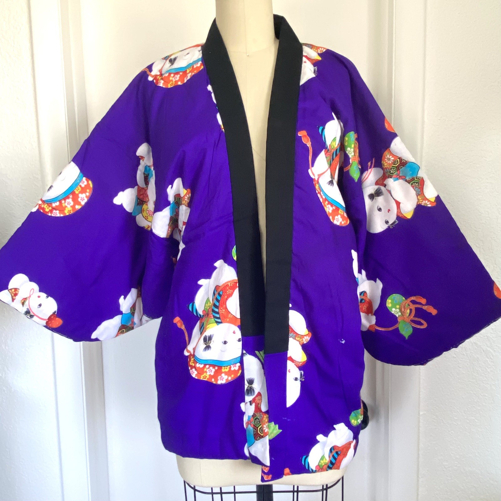 Japanese Padded Hanten Chanchanko Women's Casual Jacket Quilted Colorful