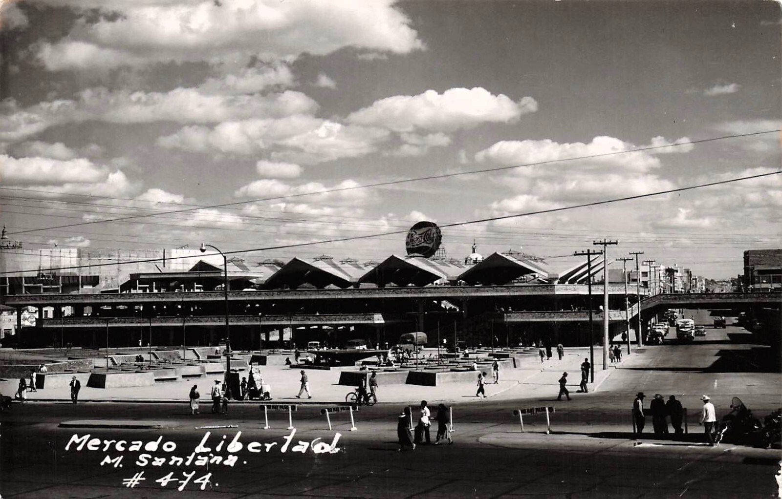 RPPC Santa Ana Guadalajara Mexico Pepsi Cola Advertising Sign Photo Postcard G25