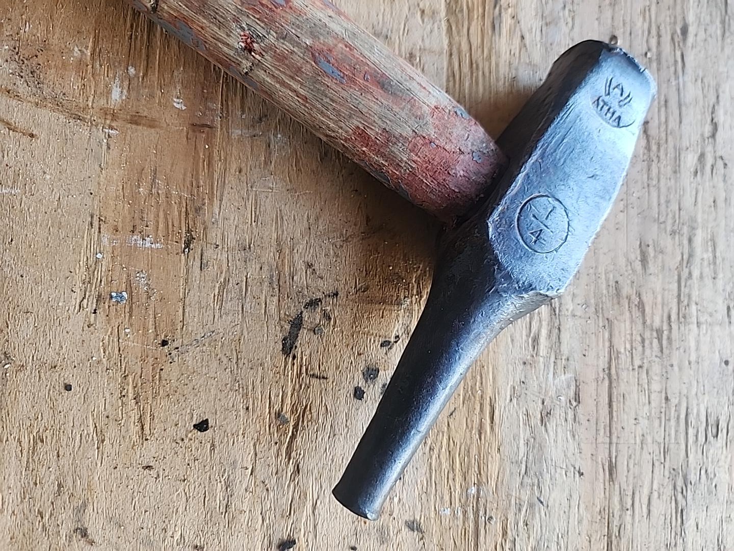 Vintage Antique Atha 1/4  Blacksmith\'s 20 oz Tapered Drift Punch Hammer  