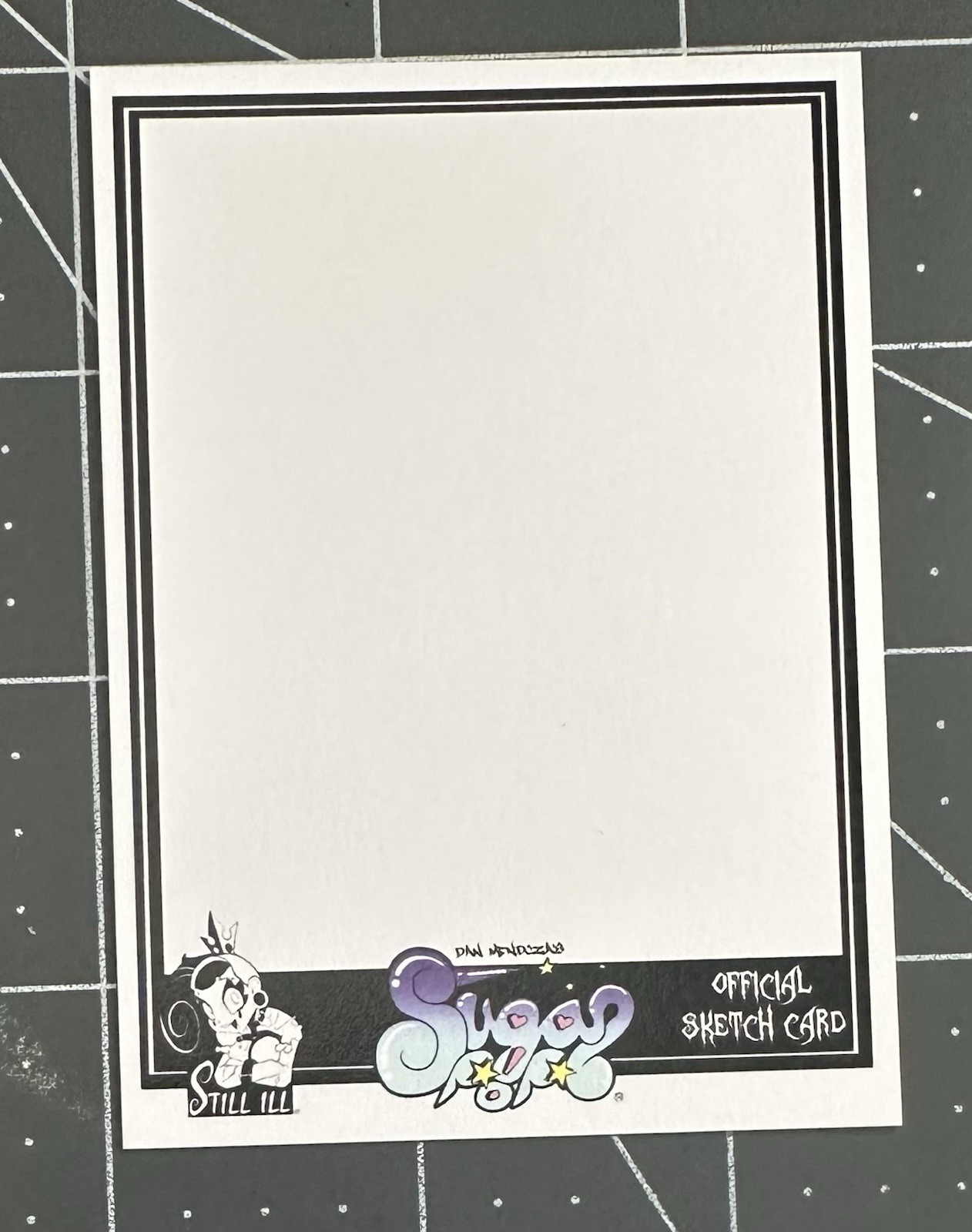 Sugar Pop Comic Blank Sketch Card Dan Mendoza Sugar Pop Comic Blank Sketch Card Dan Mendoza