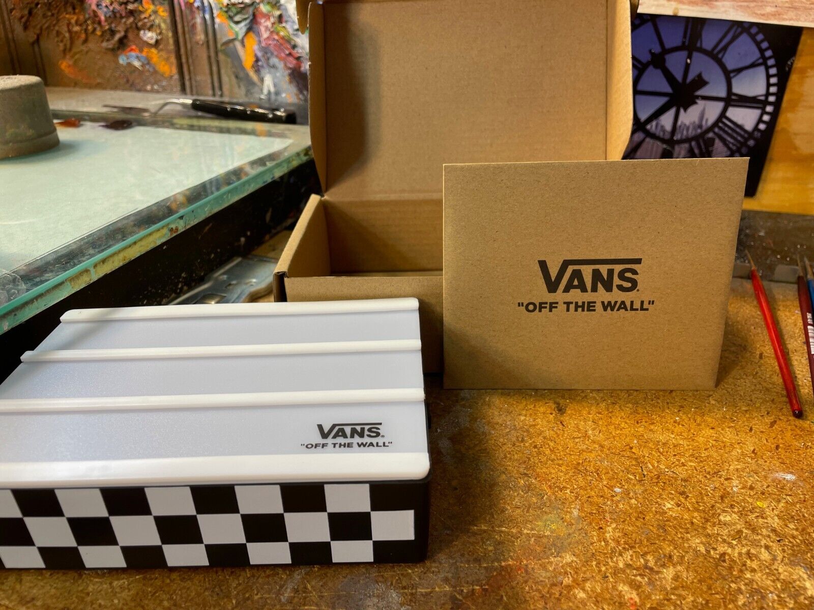 Vans Family Mini Light Box with Plastic Letters New Rare Checkered