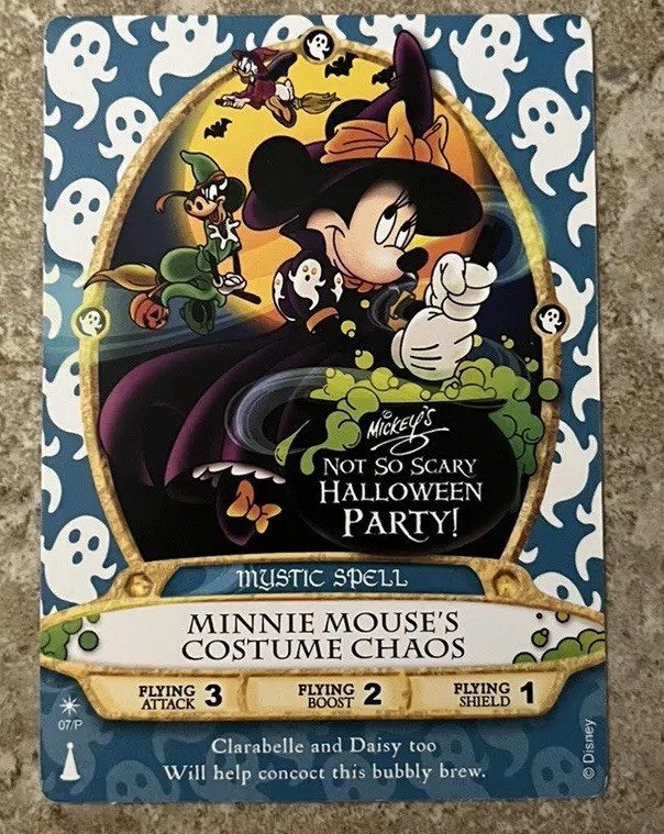 SOTMK Sorcerers of the Magic Kingdom MINNIE MOUSE\'S Costume Chaos card 07/P