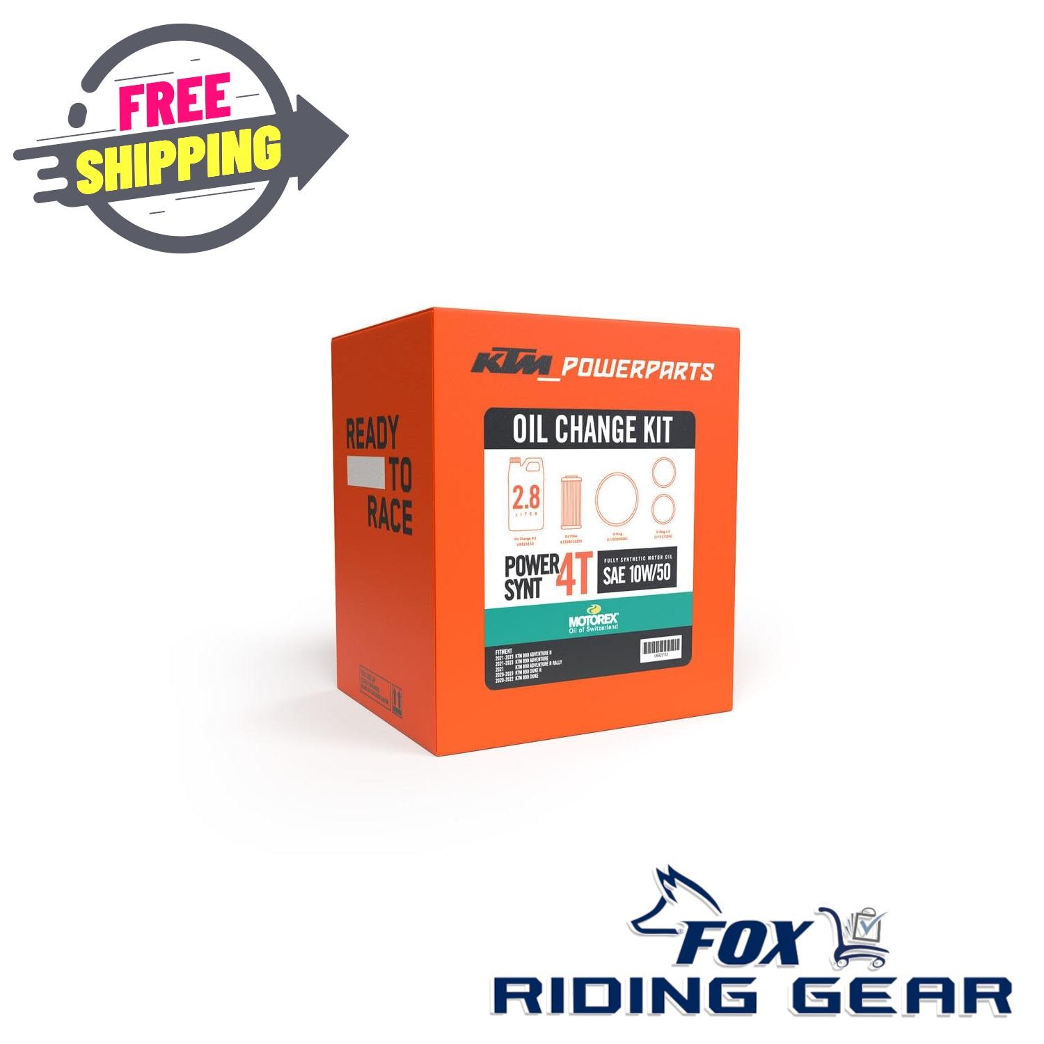 KTM Motorex Oil Change Kit 10W/50 2.8L Motorcycle Service Kit U6923153
