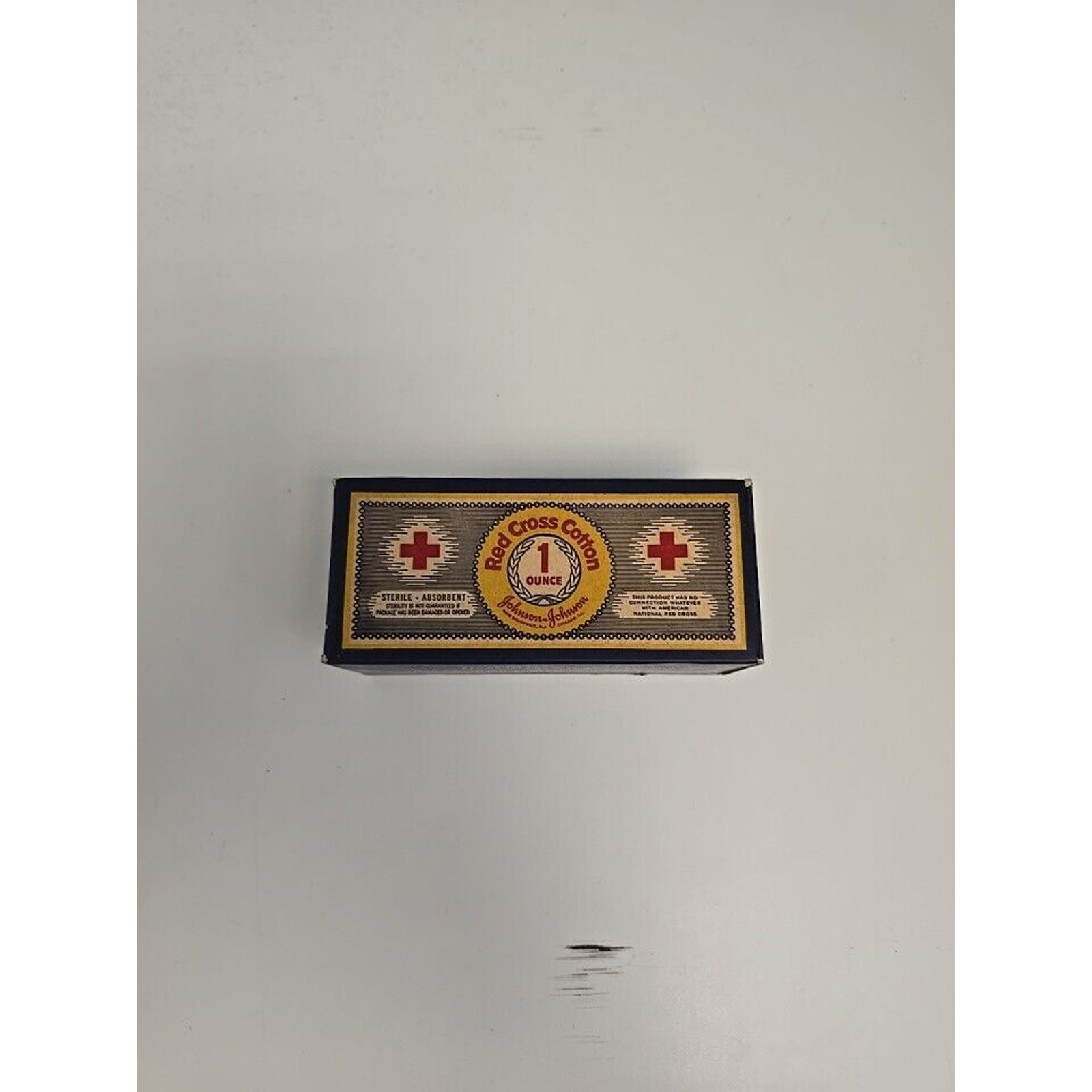 1940s Johnson And Johnson Vintage Red Cross Cotton Brand New Sealed Near Mint