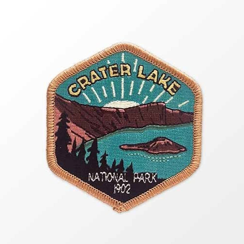 Crater Lake National Park  Patch Iron-On Applique Souvenir Gift