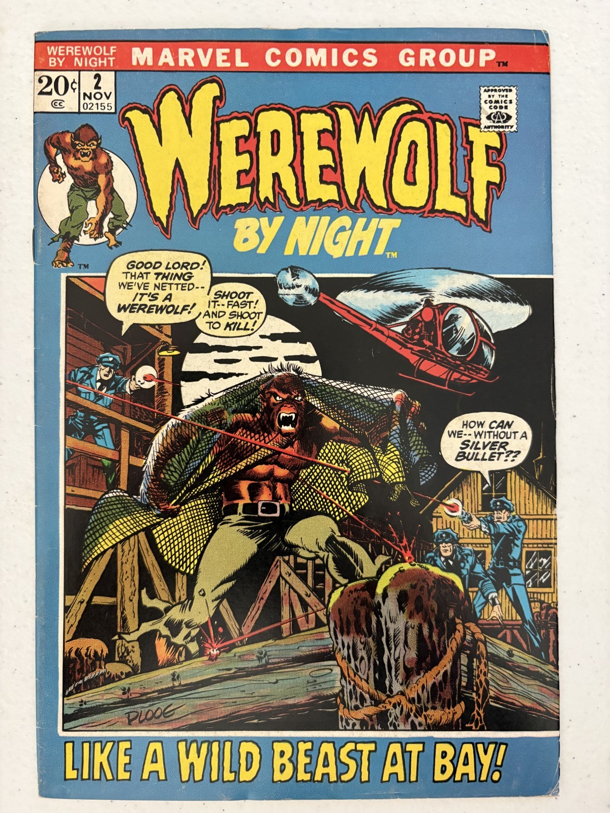 Werewolf By Night #2  Marvel Comics 1972