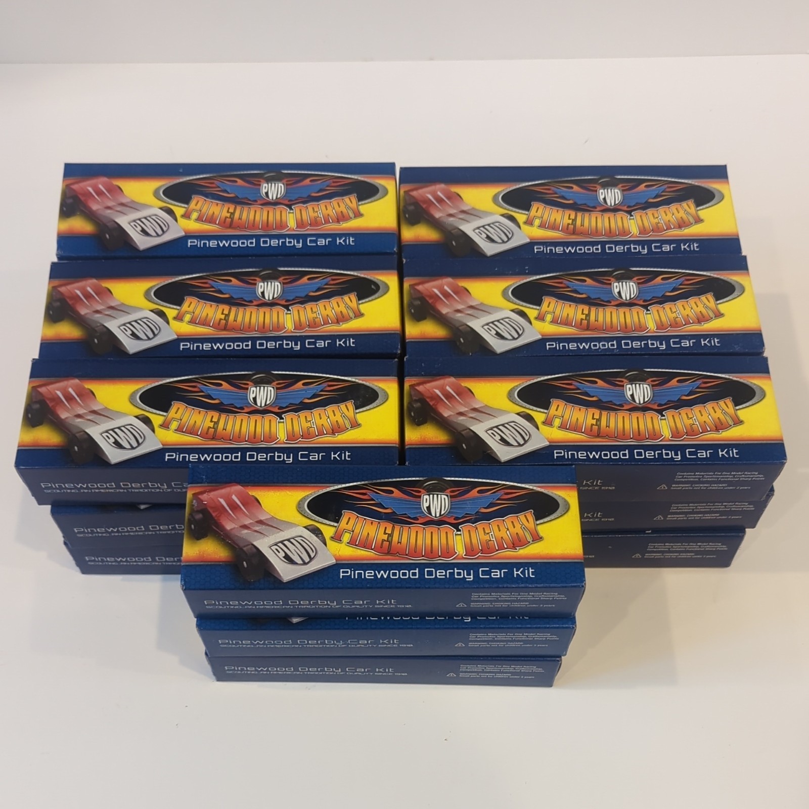 Boy Scouts of America Official Pinewood Derby Car Kit Item #17006 New Lot Of 21