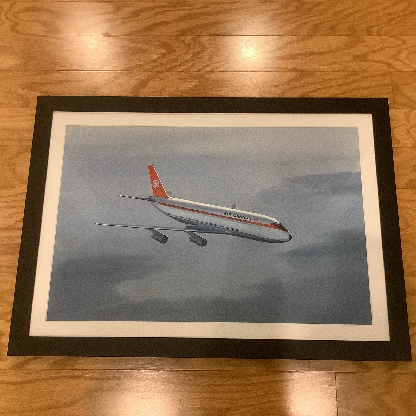 Original 1965 Dave Beigle Douglas Aircraft Concept Painting:  4-Engine DC-10