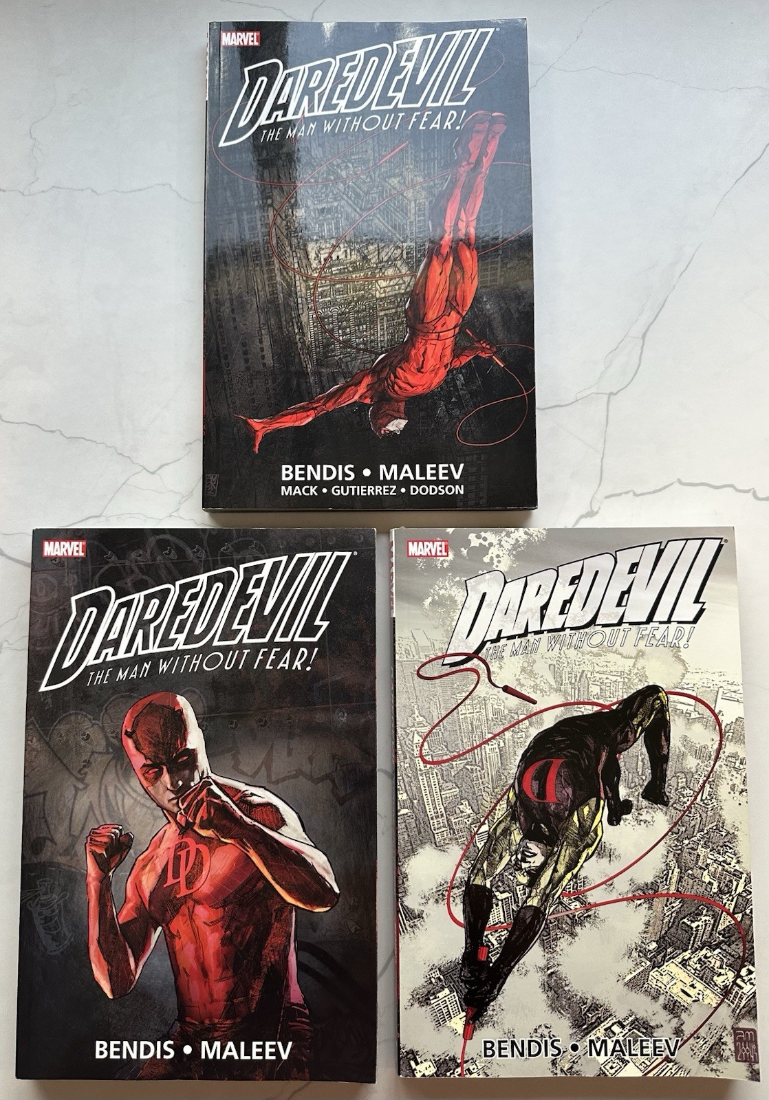 Daredevil Ultimate Collection Book 1, 2, 3 TPB Bendis & Maleev Set Marvel Comics