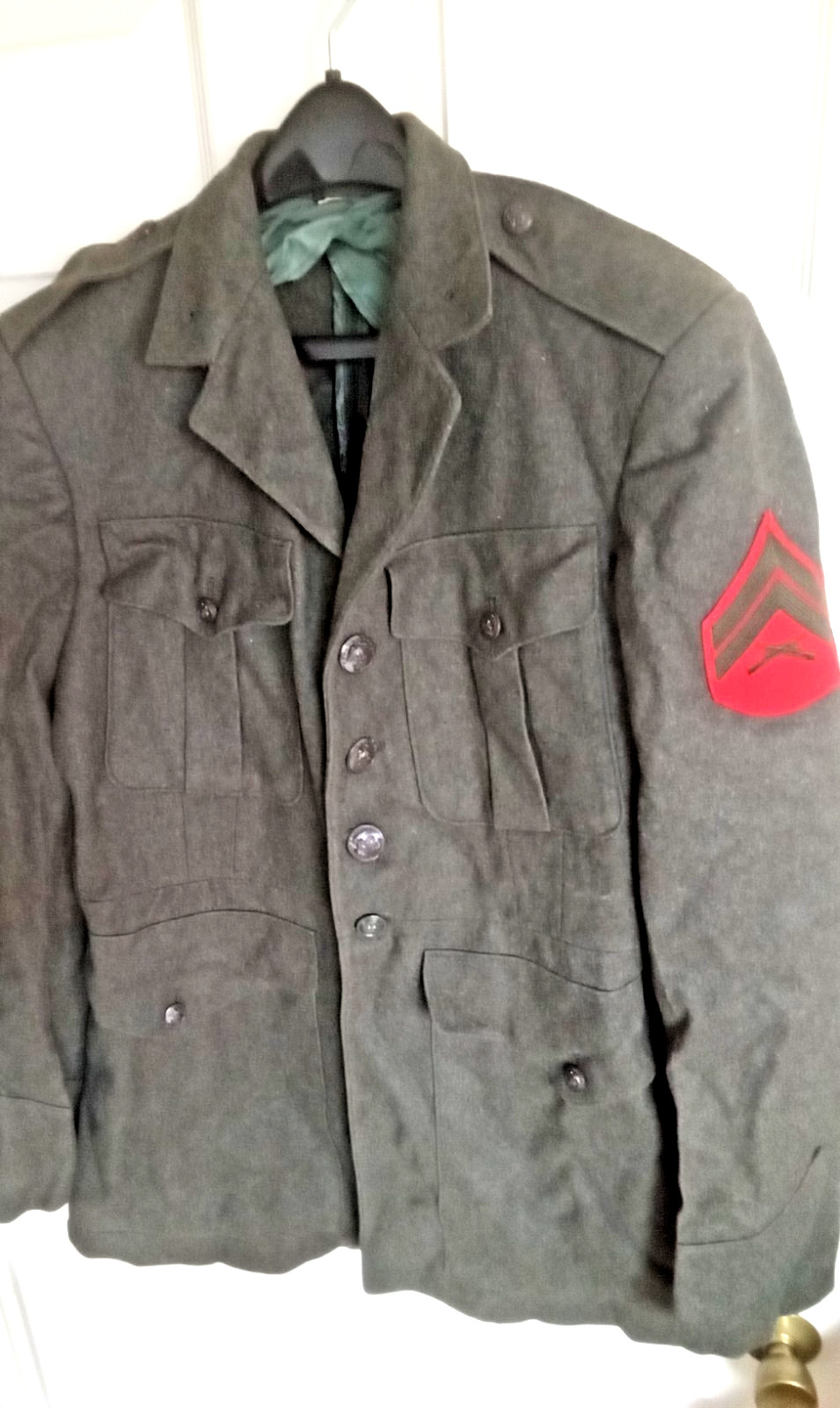 WW2 U.S.M.C. Seargents dress wool jacket Vintage