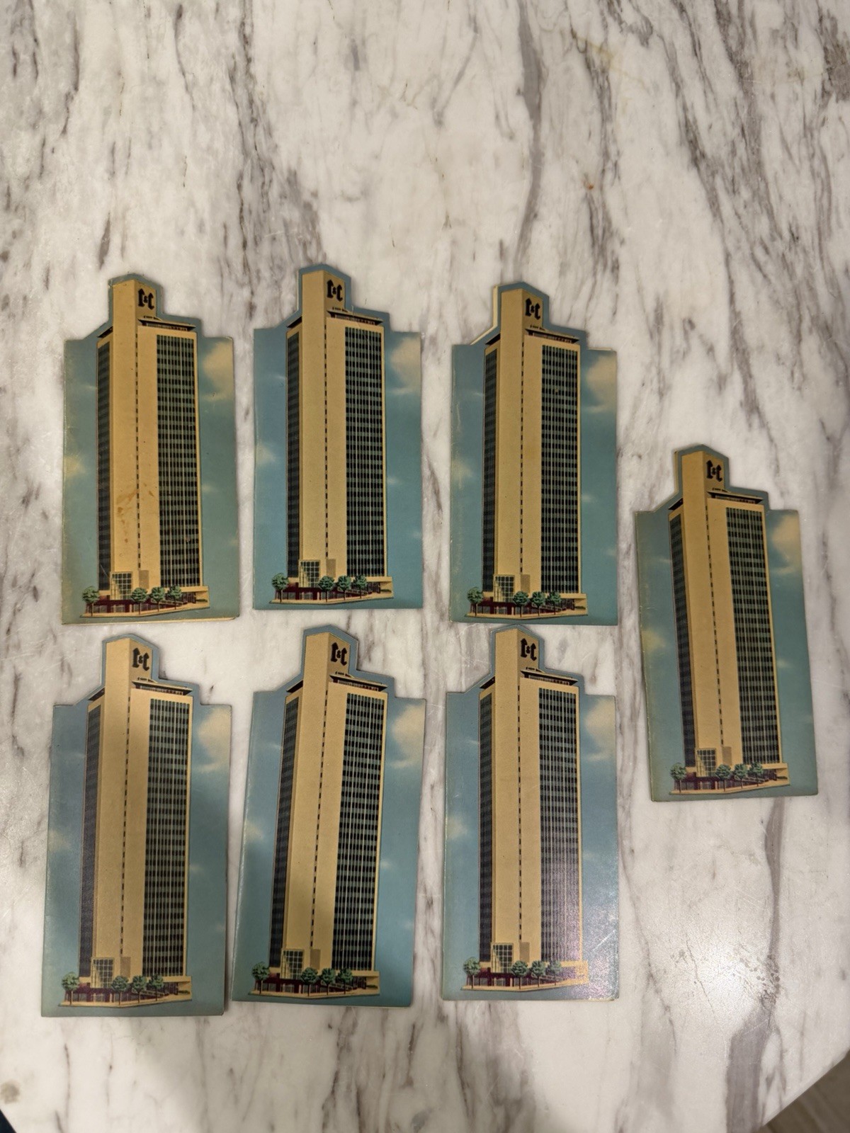 7 Vintage L&C Tower Nashville TN Advertising Needle Books Insurance MCM
