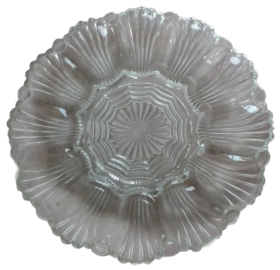 Vintage Anchor Hocking Deviled Egg 10\