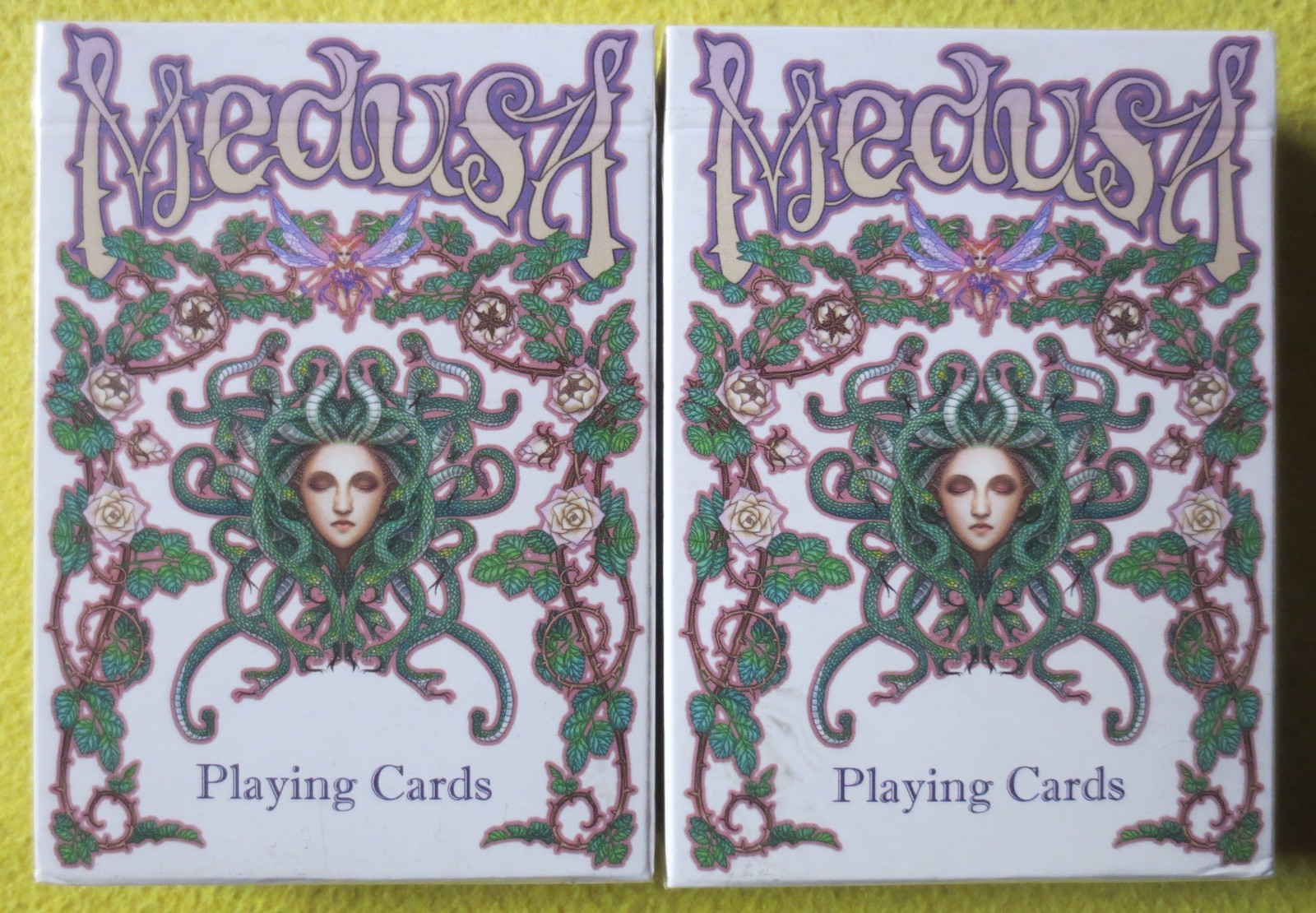x2 Medusa Playing Cards Both decks in shrink designed by Wen Yu Li