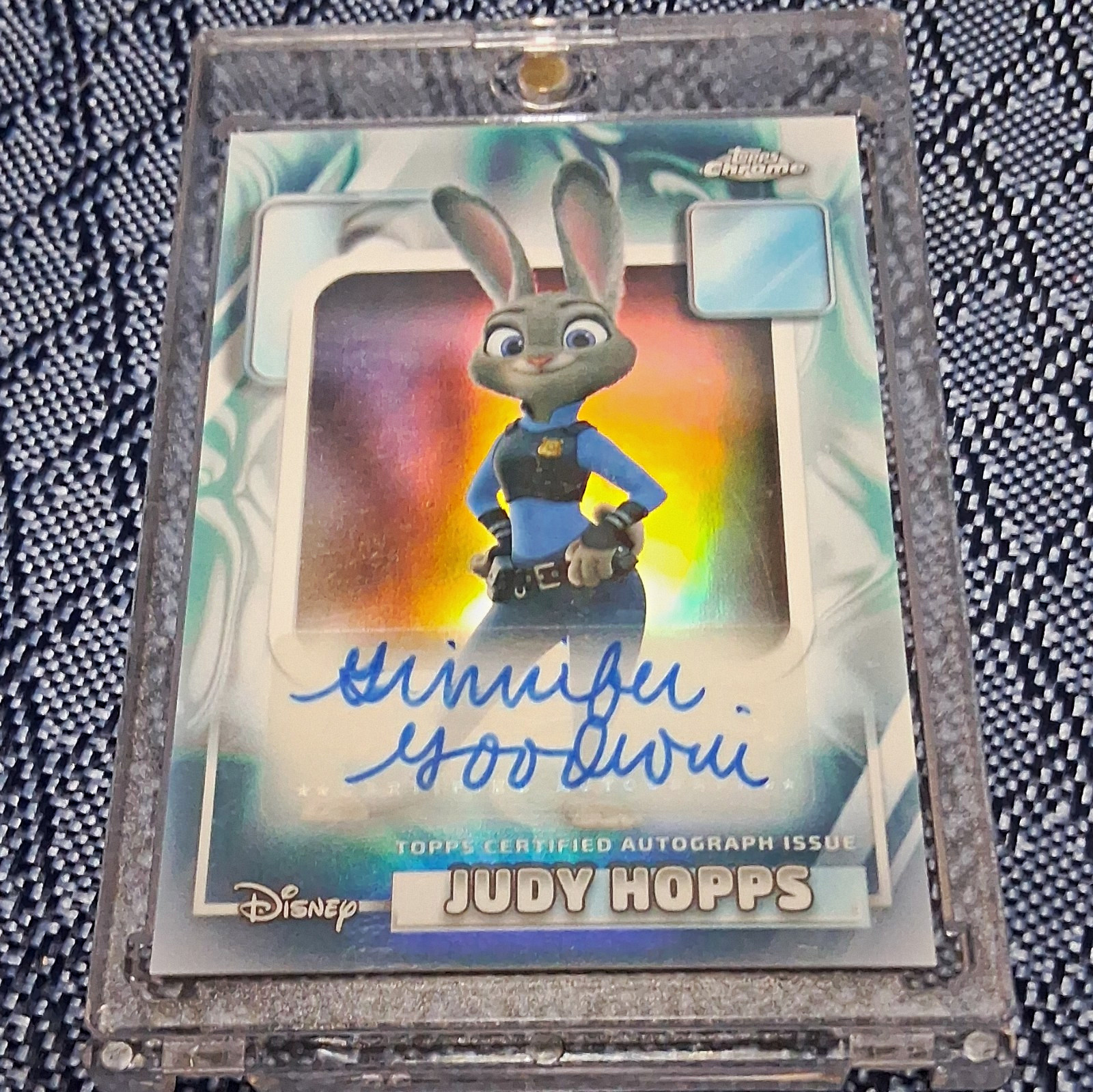 Topps Disney Chrome 2026 Judy Hopps AA-GGW Auto Ginnifer Goodwin /10