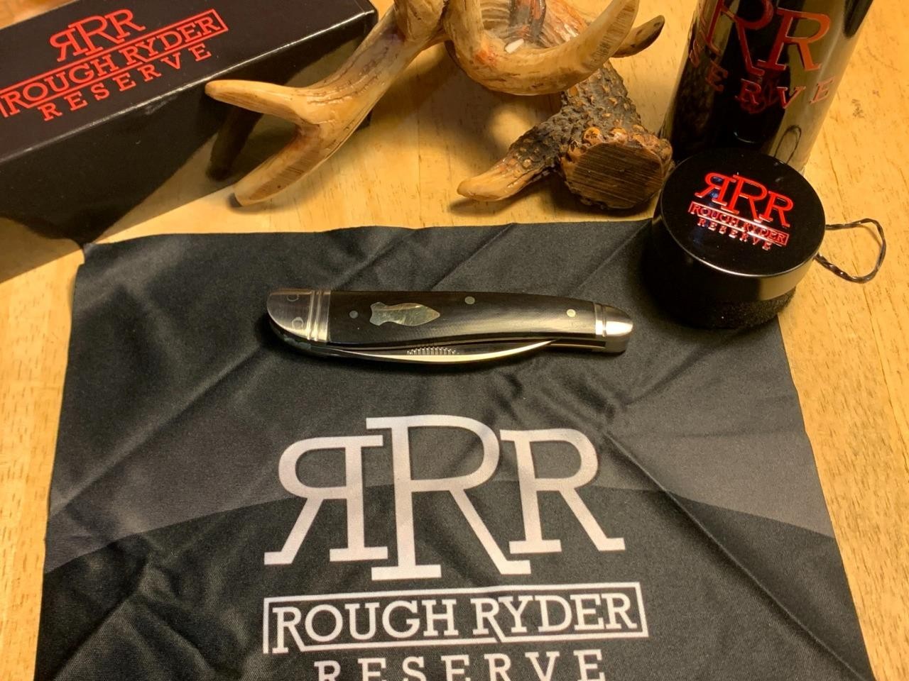 Rough Ryder Reserve Black Micarta Quillckiffe Folder 3 7/8