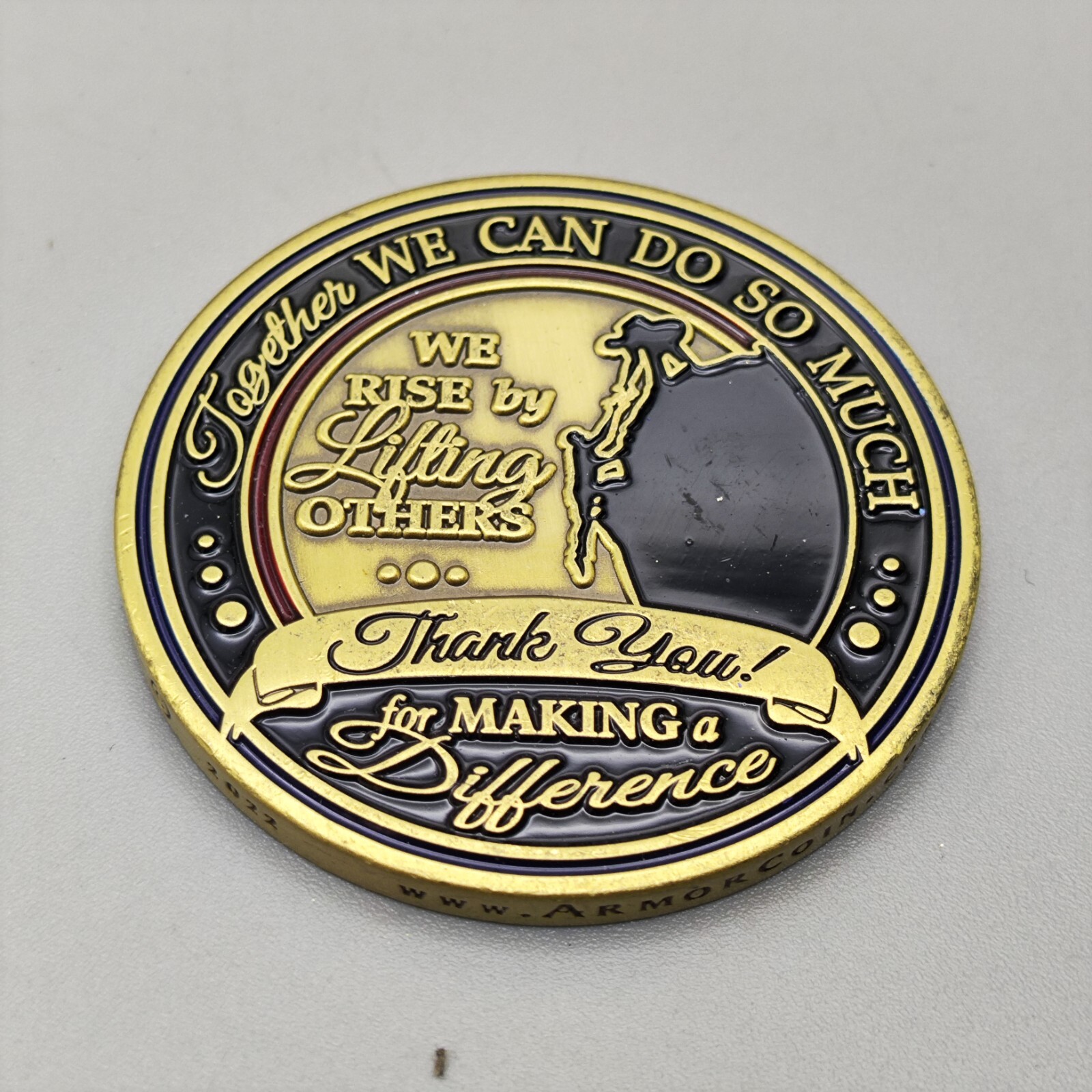 UNTIL There Is Too Much Good in the Woild Challenge Coin
