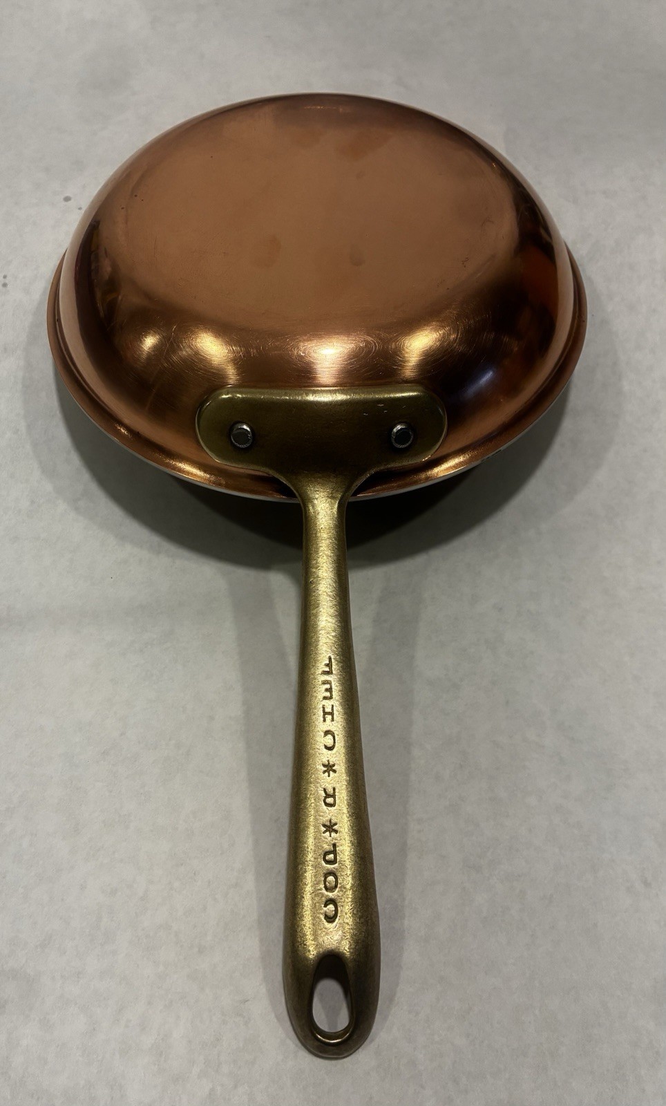 All-Clad Cop*R*Chef Cop R Chef 8 Inch Frypan Vintage Brass Handle