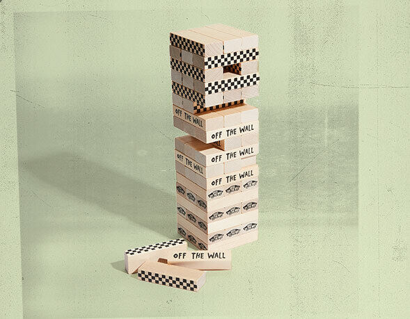Vans Off The Wall Family Exclusive Stacking Game Wooden Blocks