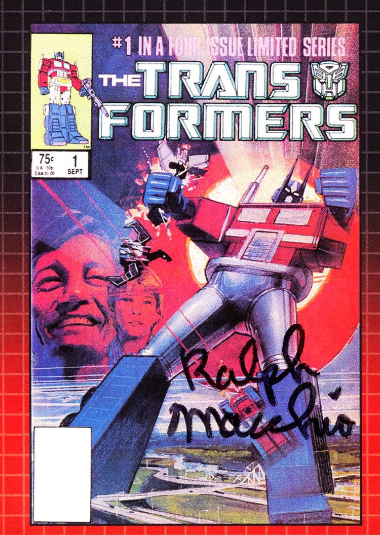 2026 DYNAMITE TRANSFORMERS 40TH METAL RALPH MACCHIO TRANSFORMERS #1 AUTO CARD #3