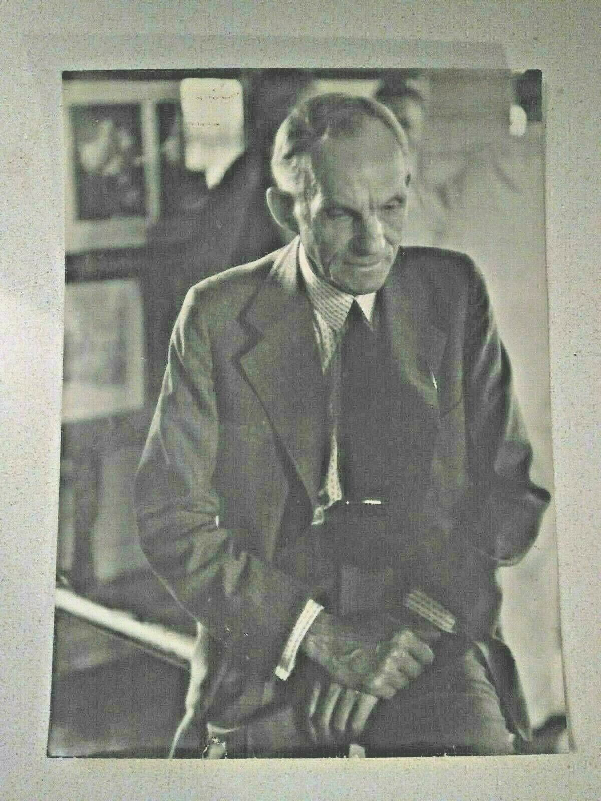 Rare Original Fritz Goro Signed & Inscribed C. 1940 HENRY FORD B/W Photograph Rare Original Fritz Goro Signed & Inscribed C. 1940 HENRY FORD B/W Photograph