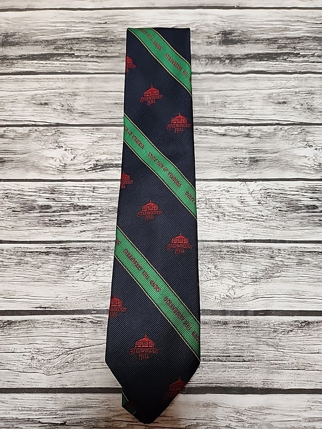 VINTAGE State Fair of Virginia Strawberry Hill Races Neck Tie NOSTALGIC.EUC