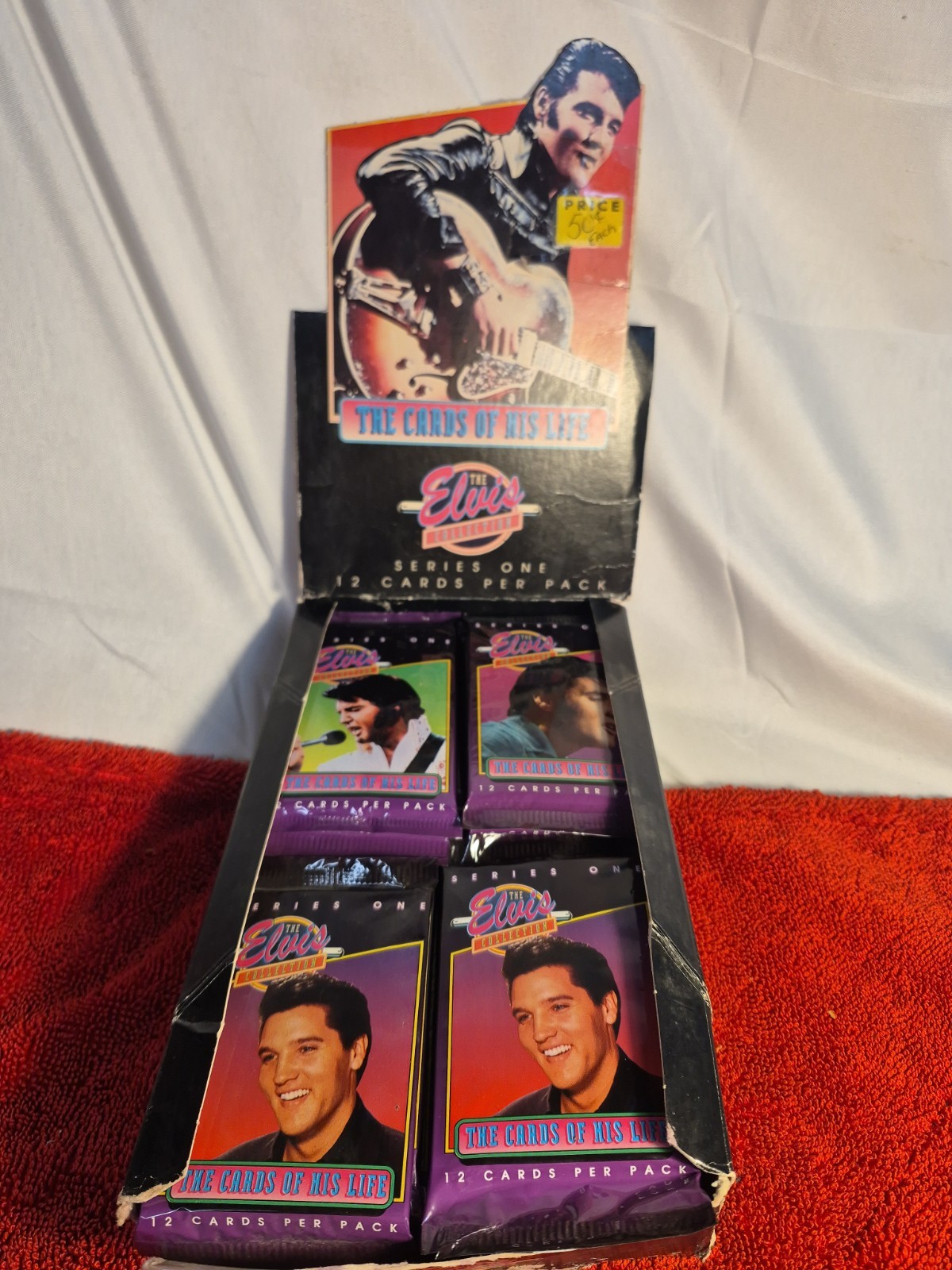 Vintage 1992 Elvis Trading Cards 34 Unopened Packs