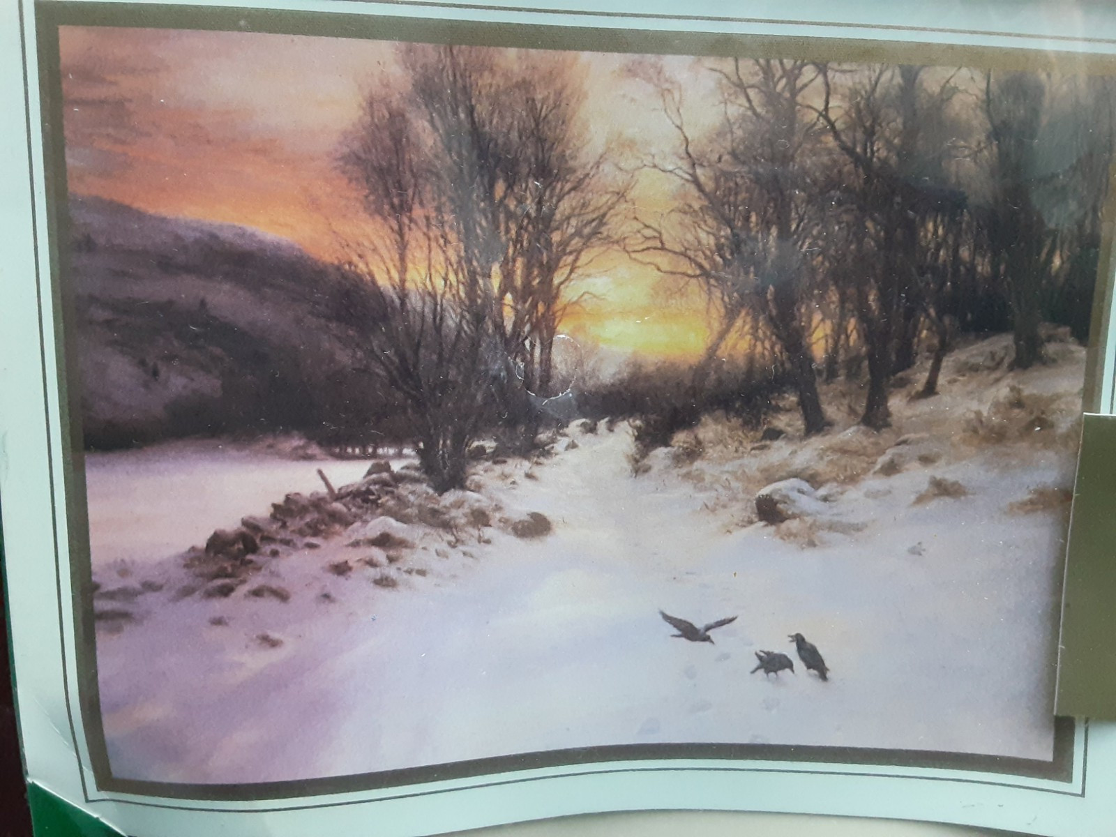 NEW Vtg sealed Plus Mark Box Set Christmas Cards SNOW ANIMAL SCENE 