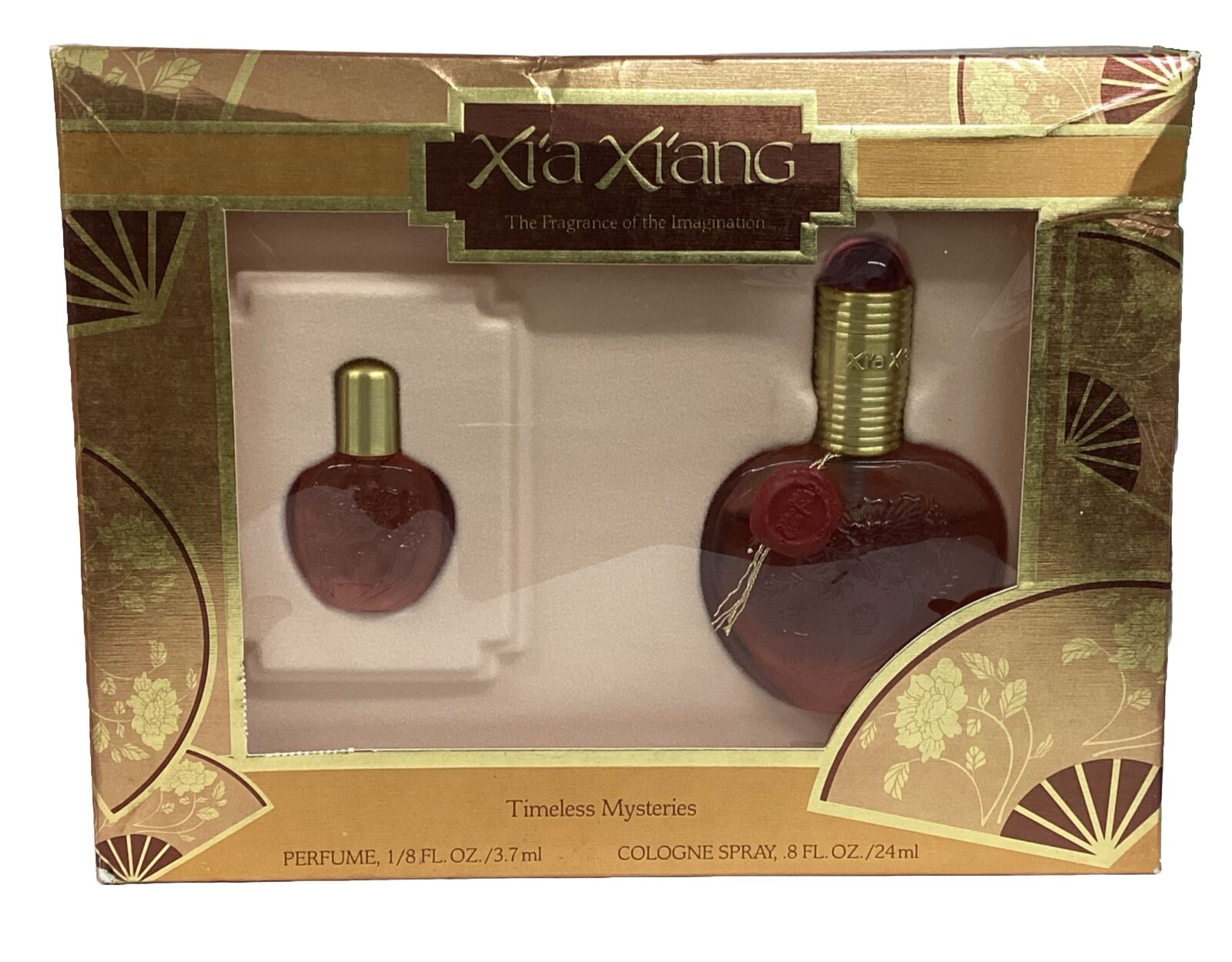 Xia Xiang Set 2 Pc Time Mysteries Perfume 1/8oz & Cologne Spray .8oz,As Pict VTG