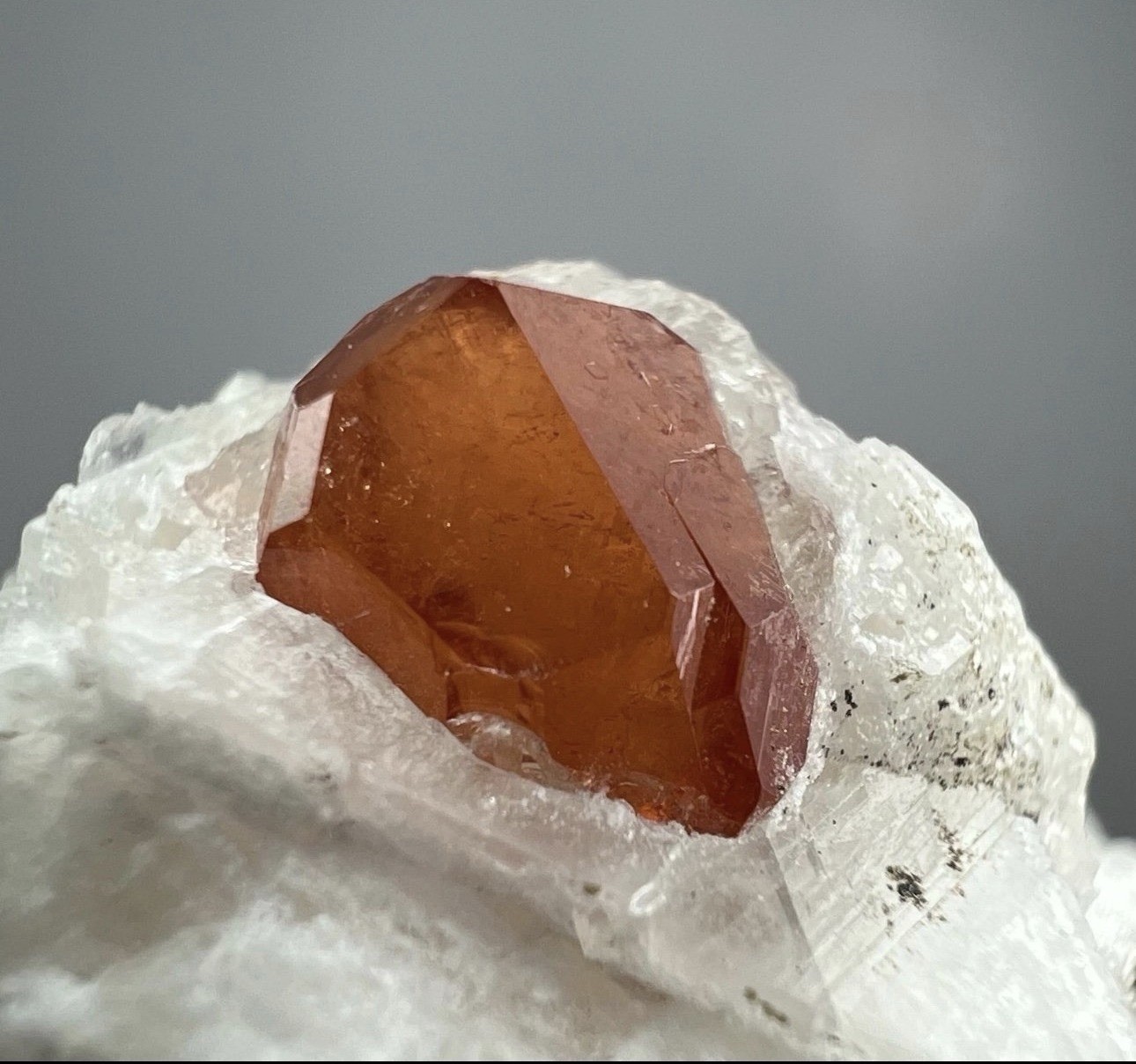 ✨Full Terminated Andradite Garnet Crystal On Matrix Form Kunar Afghanistan