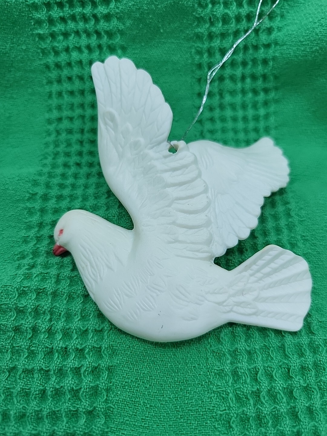 Vintage White Dove Ornament