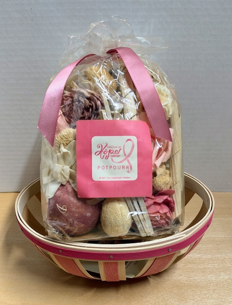 Longaberger 2011 Horizon of Hope Potpourri Basket Set