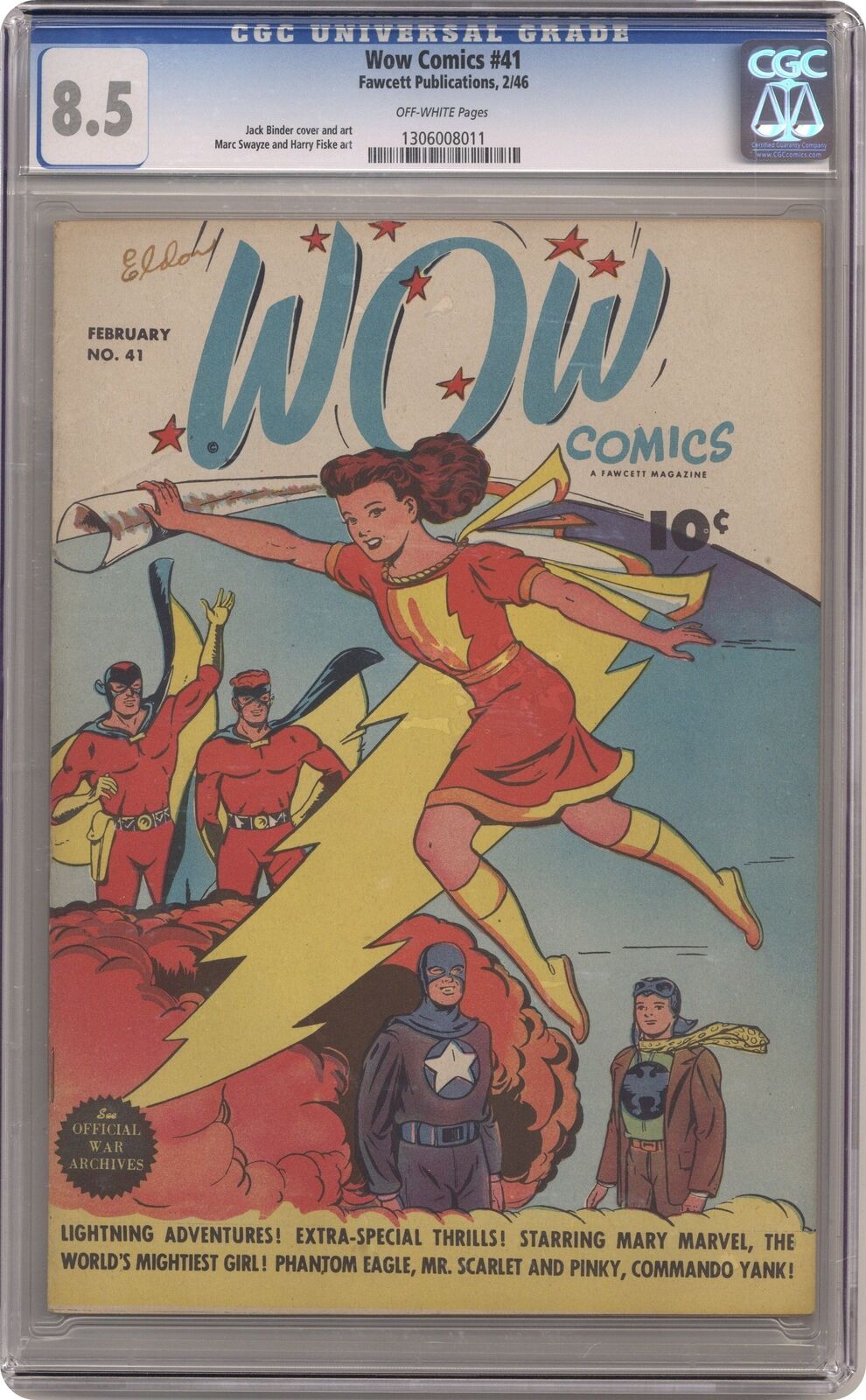 Wow Comics #41 CGC 8.5 1946 1306008011