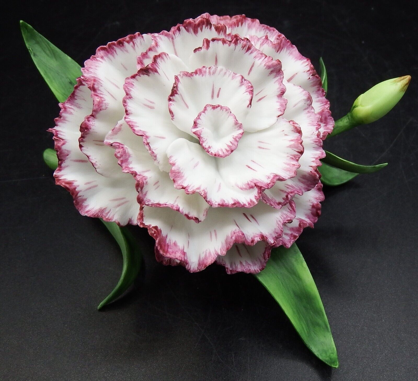 Lenox Garden Carnation Porcelain Floral Sculpture  1989  NIB