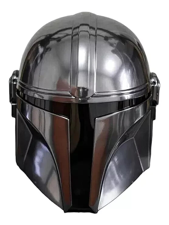 NEW THE MANDALORIAN COSPLAY PREMIUM STEEL HELMET REPLICA STAR WARS FOR GIFT