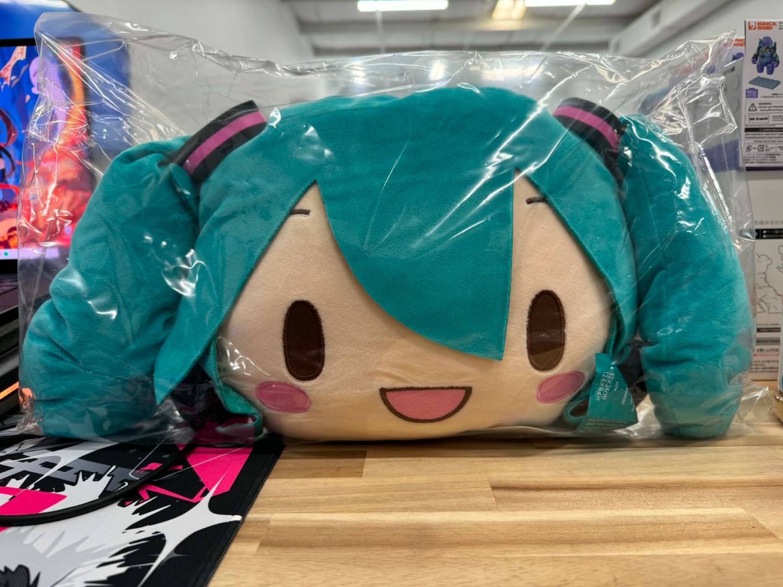 Vocaloid fuwa petit Hatsune Miku Mochi-Mochi Face Cushion USA Seller