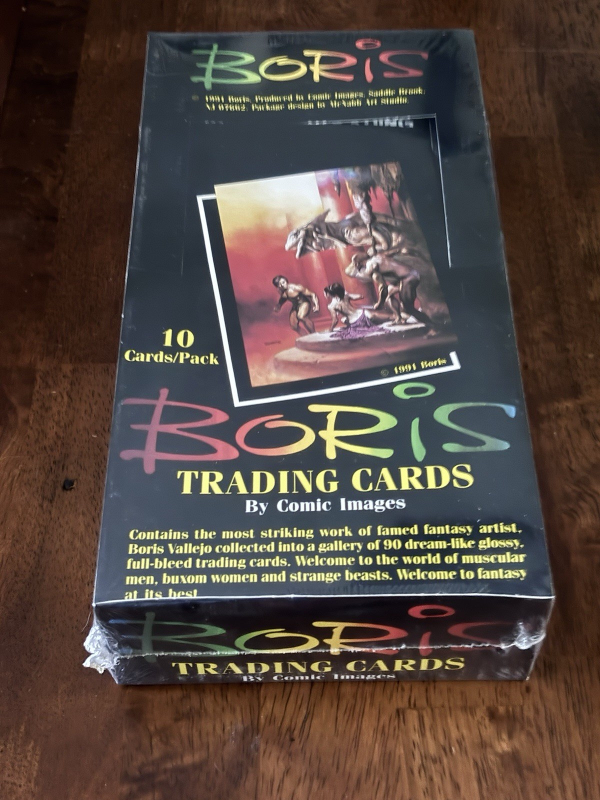 Vintage 1991 Boris Vallejo Comic Images Trading Cards Sealed Box Fantasy Art