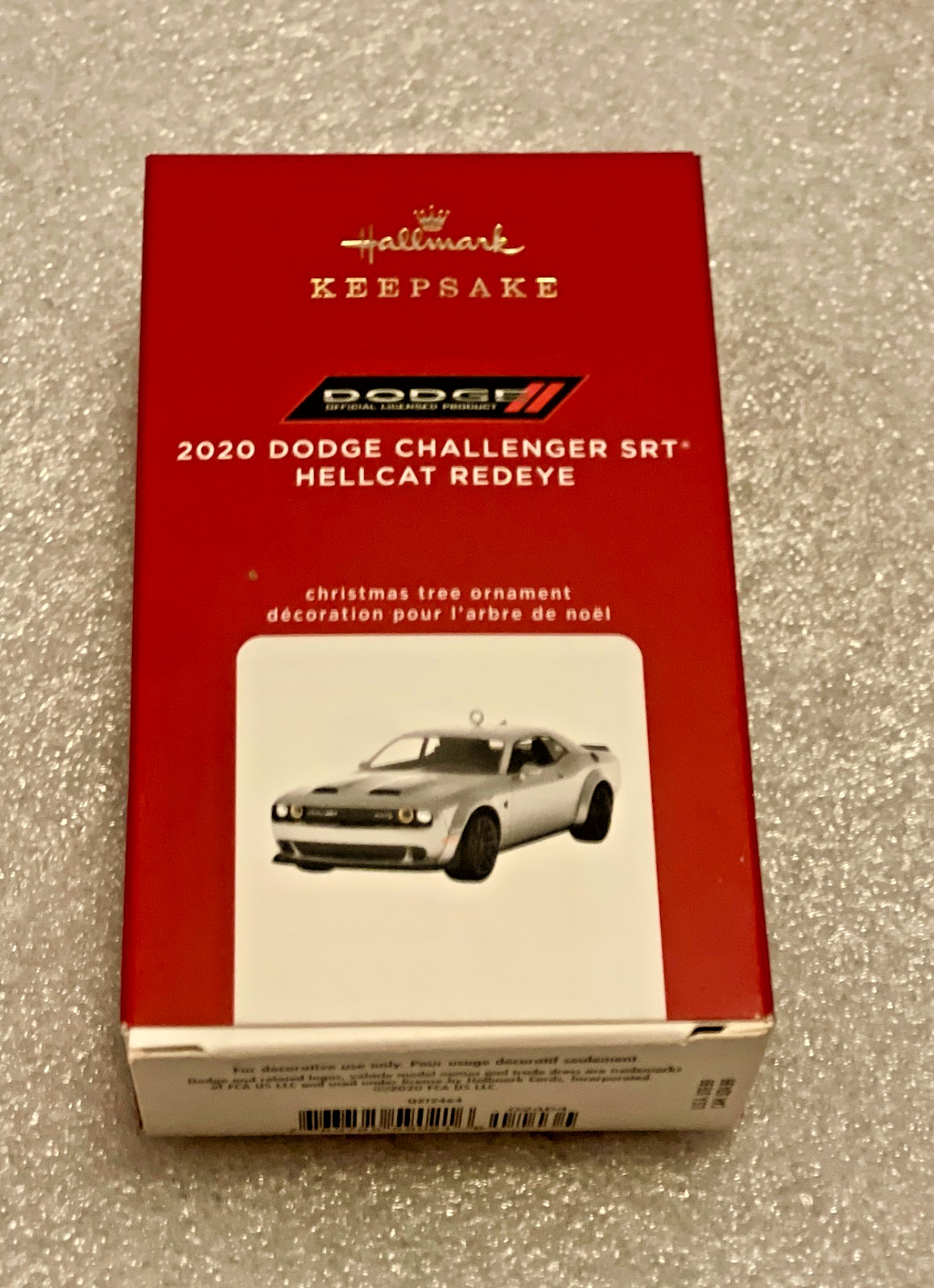 Hallmark 2020 Dodge Challenger SRT Hellcat RedEye - Keepsake Ornament MIB