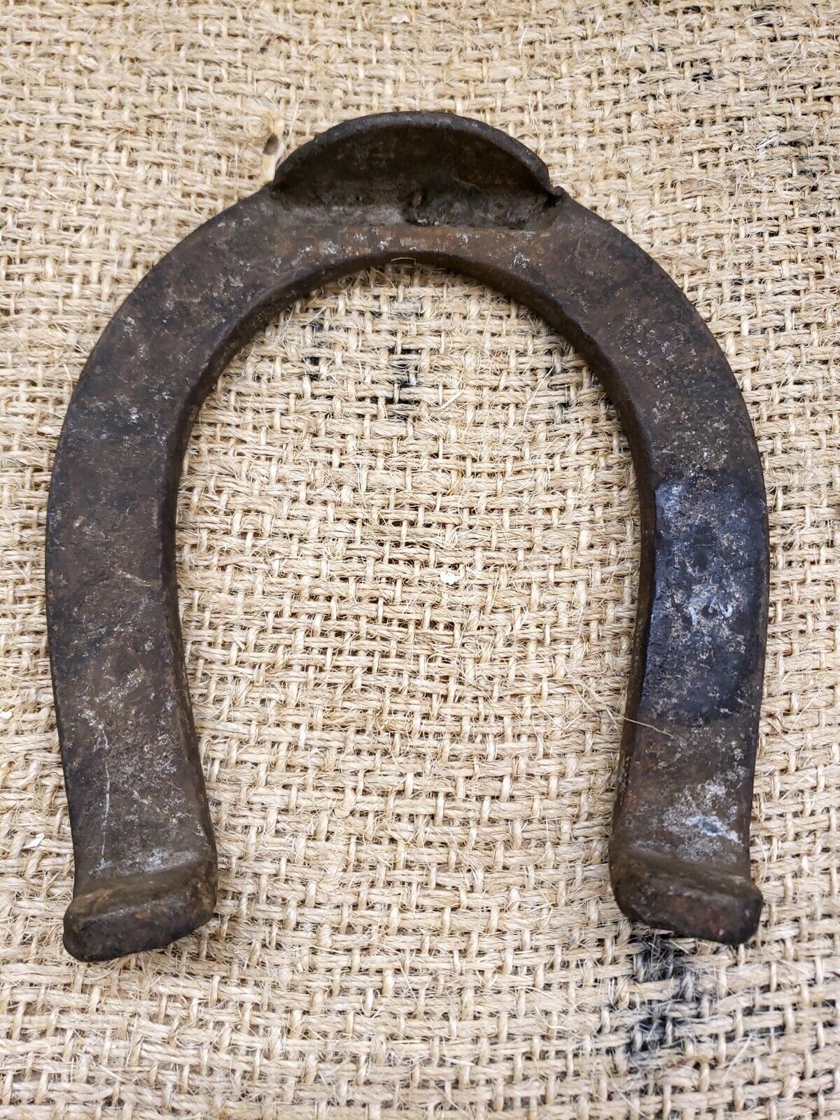 Old Rusted Horse Shoe with Number 1 Stamped on it
