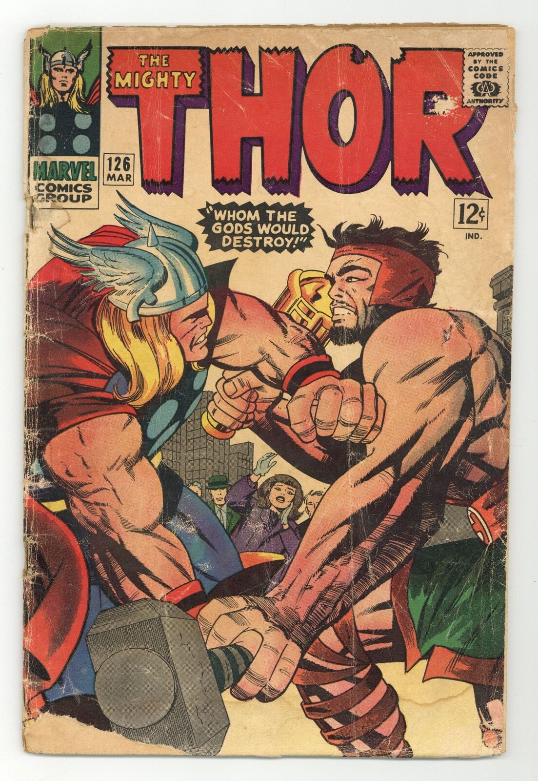 Thor #126 GD- 1.8 1966