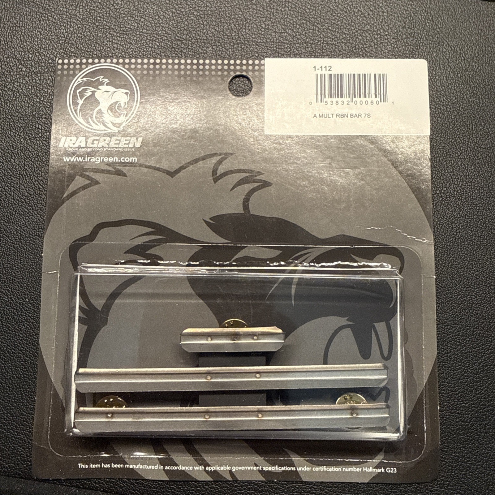 GENUINE U.S. RIBBON MOUNTING BAR: 7 RIBBONS - METAL GENUINE U.S. RIBBON MOUNTING BAR: 7 RIBBONS - METAL