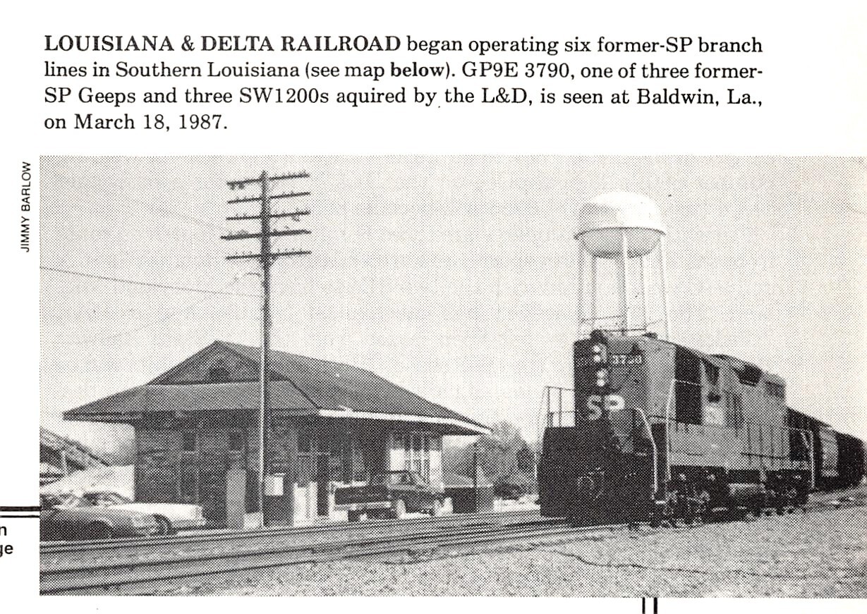 Baldwin LA Depot GP9E 3790 Former Southern Pacific Geep 4\