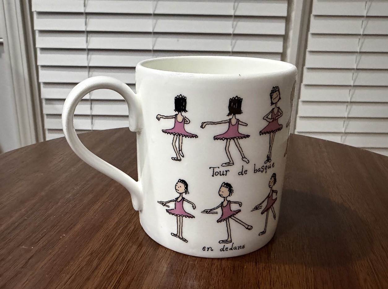 Tyrrell Katz Ballet Arabesque Mug Whimsical Illustrations Of Dancers Tyrrell Katz Ballet Arabesque Mug Whimsical Illustrations Of Dancers