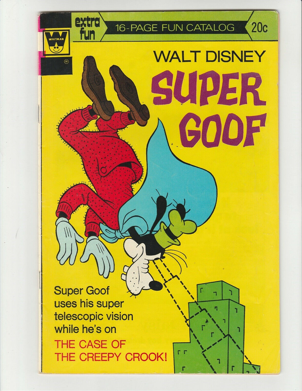 Walt Disney Super Goof #28 (1973) Whitman Comic Book (4.0) Very-Good (VG)