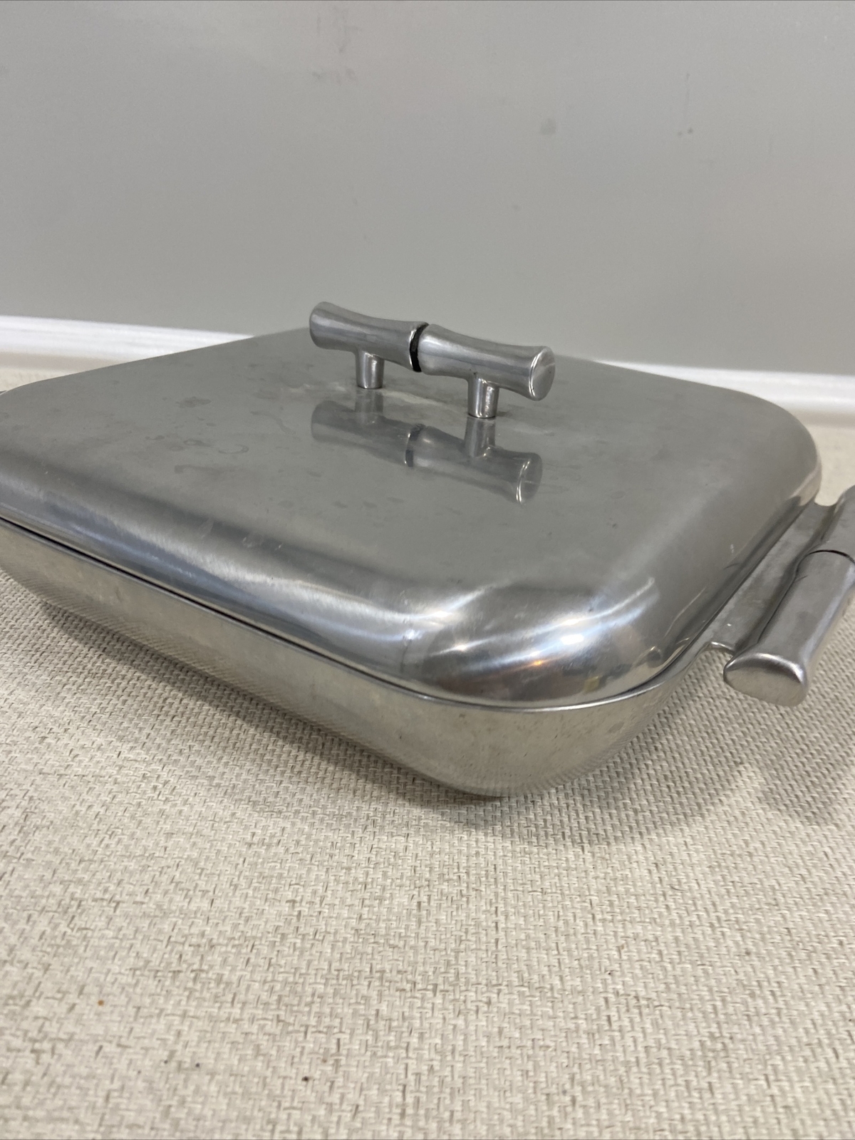 Rare Wilton-Columbia 1982 Bruce Fox Design Bamboo Pattern Casserole Covered Dish