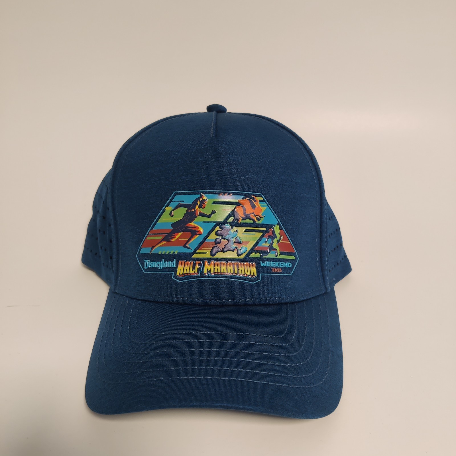 NWT Disney RunDisney Half Marathon 2025 Baseball Cap Hat Adult One Size Blue