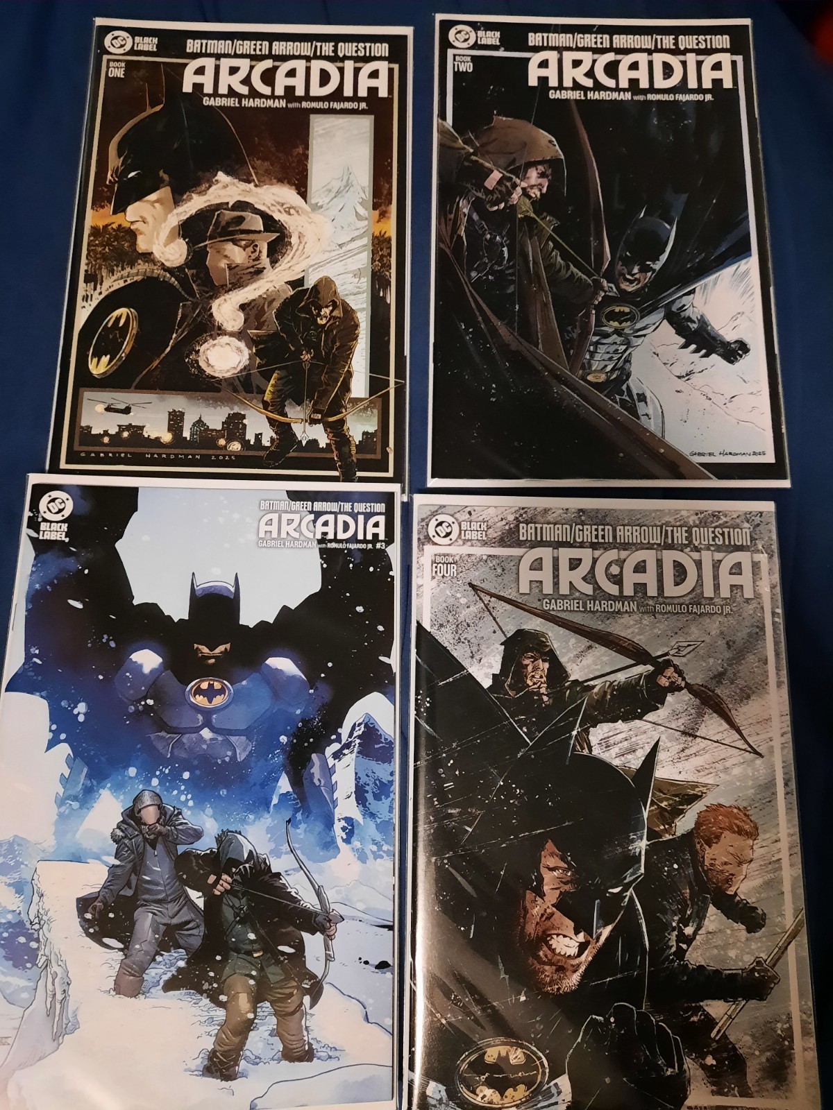 Lot Batman/Green Arrow/The Question: Arcadia issues 1-4 full short series