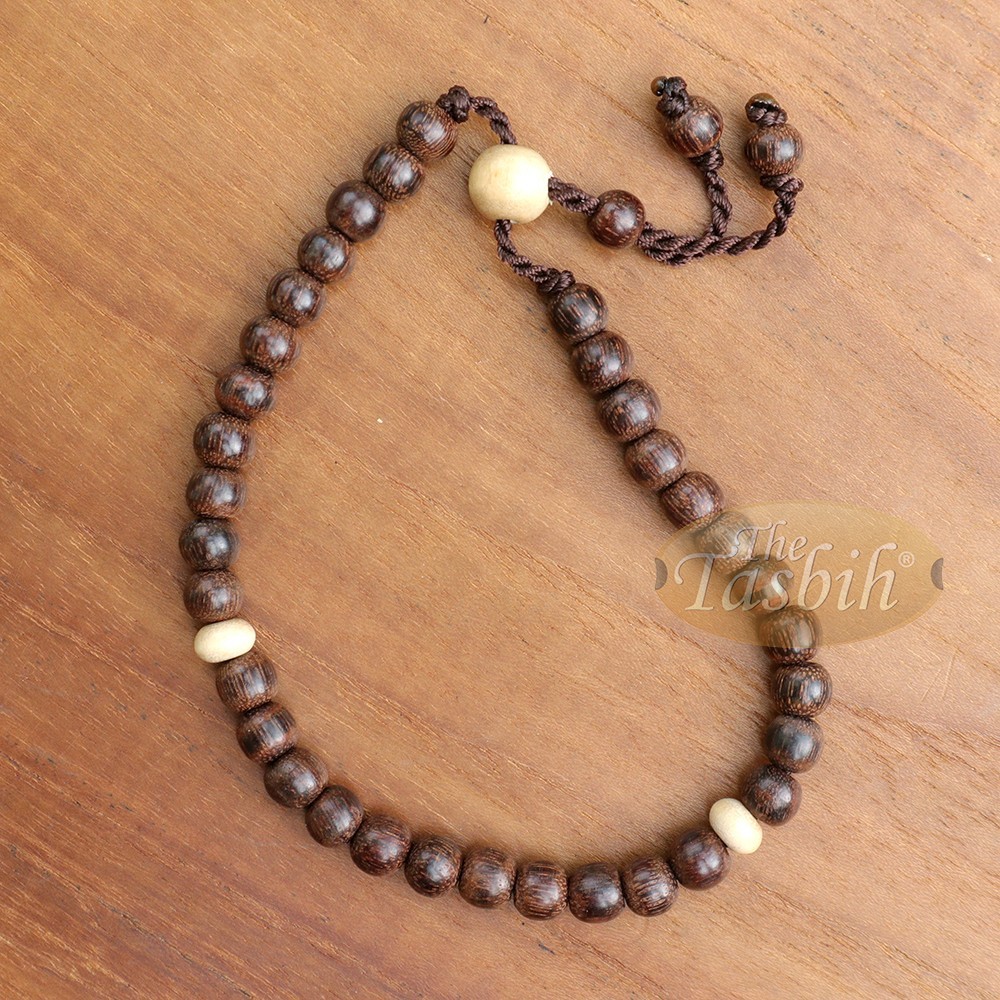 Dhikr Bracelets Tamarind Wood Beaded 33-ct 6mm - Muslim Accessories Tasbih Sibha Dhikr Bracelets Tamarind Wood Beaded 33-ct 6mm - Muslim Accessories Tasbih Sibha