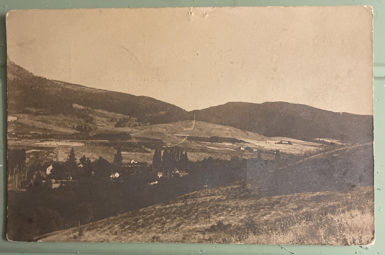 1906 Rppc Co?? Oregon Town posted to Salem Oregon photo Pcard 